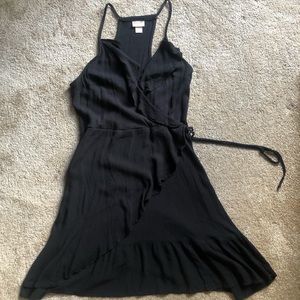 Mossimo supply black mini dress with side zipper